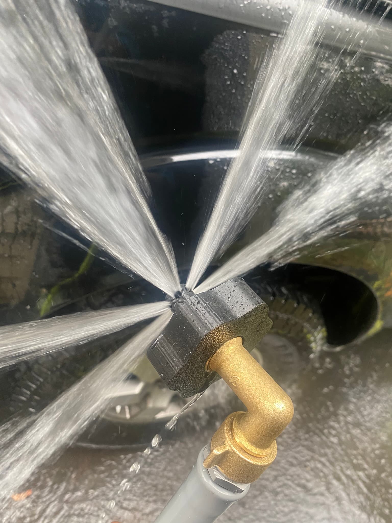 Full spray all nozzle angle one